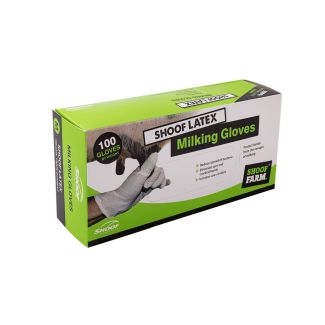 Milking Gloves Latex Med/100