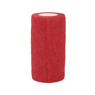Shoof Farm Cohesive Bandage 10 cm x 4.5 m Red