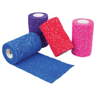 Bandage Cohesive Glitter 5cm x 4.5m Black each