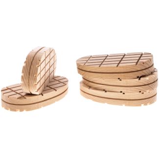 Hoof Block Wedge Hardwood 10pack