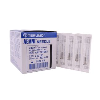 Needles Disposable Terumo Agani 22g x 3/4in 100 Pack