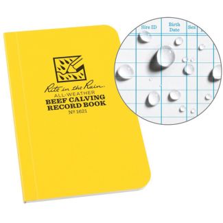 Calving Record Book Waterproof