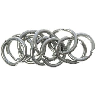 Pig Ring Nickel Plated 10-pack