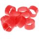 Poultry Leg Band Clip-on 9mm 100pk Red