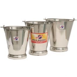 Bucket Stainless Cowbell 5L with base