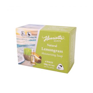 Henrietta Oatmeal Soap Lemongrass 4pk