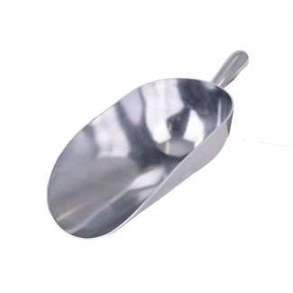 Feed Scoop Round Bottom Aluminium 1.6L