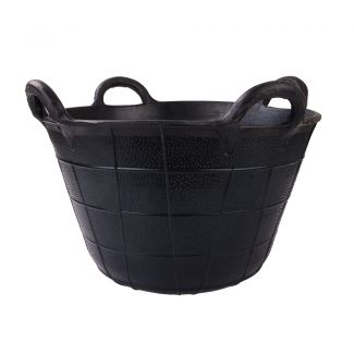 Feed Tub Recycled Rubber 37L 4-handle
