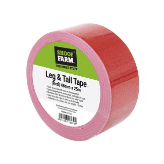 Leg & Tail Tape 25m Red
