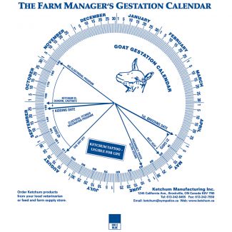 Gestation Calendar Goat